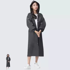 일회용우의 고급 시보리 있는 휴대용 일회용 비옷 레인코트 우의