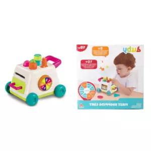 아기 걸음마 보조 도형 맞추기 소리 불빛 만능 쇼핑 카트 놀이 교육완구