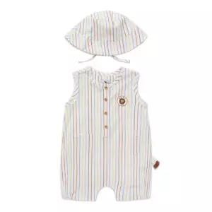 [블루독베이비] 멀티스트라이프 우주복 (46313-601-08)