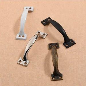 활 모양 다리미 가구 손잡이 빈티지 서랍 옷장 캐비닛 문짝 차고 창고 하드웨어 당기기 3 인치 4/5