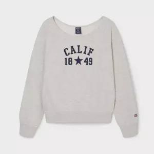 [백화점 정품] 후아유 여성 캘리 로우컷 맨투맨(루즈핏) WHMWG2291F