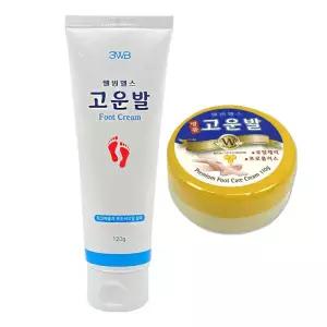 웰빙헬스팜 풋크림 120g (튜브형) + 고운발 명품 발크림 110g 발관리 세트
