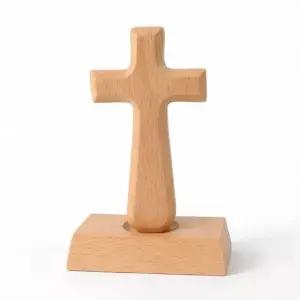 가정용 기도용 교회 탁상형 원목 십자가