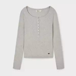 [백화점 정품] 후아유 여성 Henley neck Pullover WHKAG2291F