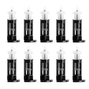 인텔 4 웨이 C 쿨러용 플라스틱 장착 클립 1155 775 방열판 마운트 핀 푸시 나사 쿨러 선풍기 패스너 10