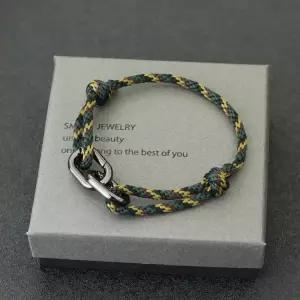 남성 팔찌 남자를위한 크리 에이 로프 Braslet 액세서리 더블 티브 보헤미안 옴므 슬라