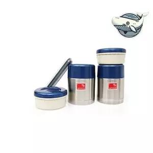 [하프클럽/브이와이]이중 손잡이 보온통 보온 도시락박스 핫쿡 밀크