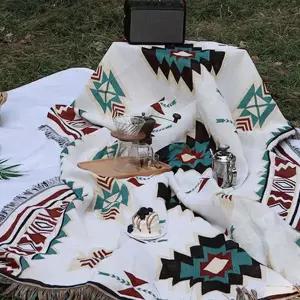 [에이치플러스몰]98x248cm 캠핑 담요 러그 카페트