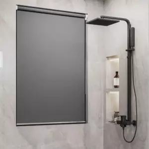 무타공 원터치 암막 베란다 창문가리개 글로시 차단 거실 롤스크린 광택