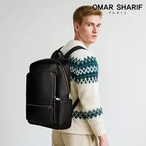 [오마샤리프]천연 소가죽 남성 백팩 비즈니스가방 OS8005M