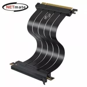 [에이치플러스몰]강원전자 넷메이트 PCI-E 4.0 라이저 케이블 200mm (블랙/일자형)