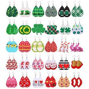 여성용 LUIY 32개 프레피 주얼리 팔찌 클레이 비드 컬러 서퍼 헤이시 세트 스태커블 비즈 우정 스트레치 Boho Y2K 여름 해변 탄성 레이어링