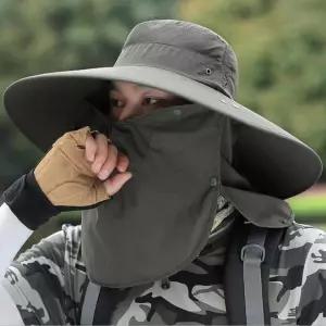 아웃도어 오버핏 정글모자 썬캡 낚시 등산 농사용 햇빛차단 캠핑 모자 남성 여성 공용 자외선 가리개