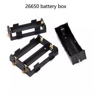 26650 단일 배터리 상자 홀더 패치 금도금 파편