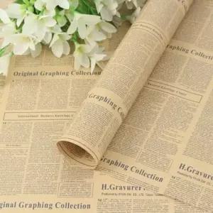 [문구/오피스] 포장지 디자인 선물 크라프트 45장 레터링 70x50cm