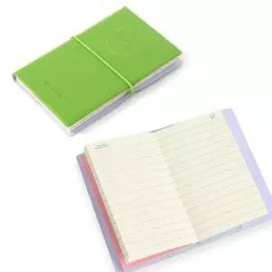 [문구/오피스] 5p세트 수첩 스마일 가죽커버 그린