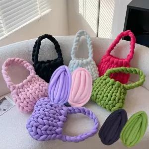 굵은실 자이언트얀 점보 빅사이즈 가방 만들기 뜨개실