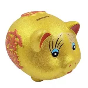 [문구/오피스] 돼지 저금통 황금