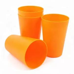 파티 컵 4p 컬러 플라스틱 파티컵 행사 생일 피크닉 음료 텀블러