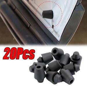20PCS 자동차 도어 고무 패드 충돌 댐퍼 트렁크 버퍼 가스켓 후드 블록 폐쇄 충격 액세서리 흡수 방지