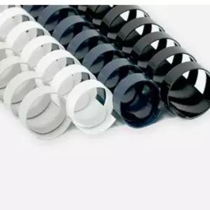 [문구/오피스] 스프링 제본 100개 제본링 플라스틱링 19mm