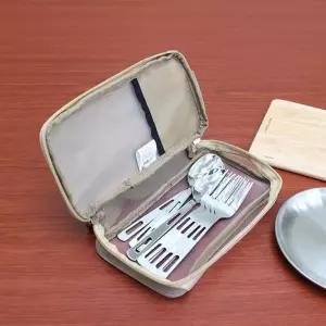 휴대용 캠핑 식기 파우치 케이스 수저통 세면 용품