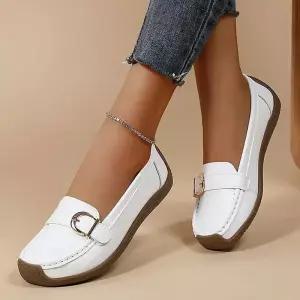 캐주얼 여사친 트렌디 아이템 신발 단화 로퍼 플랫 슈즈 소프트코튼 컴포트 HT5