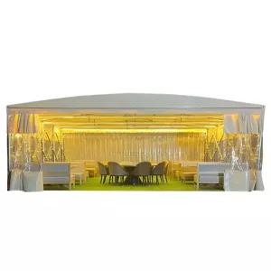행사용 텐트 대형 포장마차 야외 이동식 방수 몽골 차양막 바람막이 옥상