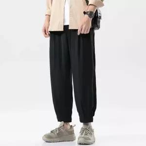 [모로엠] 핀턱 남성 세미 와이드 9부 팬츠 ON-PTA-QWFN1025