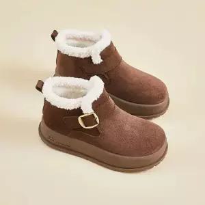 여자 겨울 캐주얼 미들부츠 기모 키높이 트렌디 아이템 학생 하이탑 보온 부츠 신발 HT4