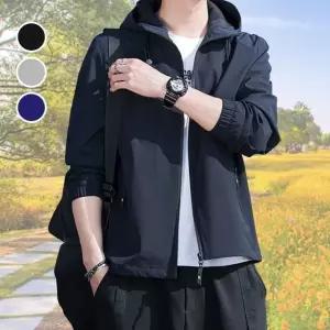 [모로엠] 남성 아노락 후드 집업 바람막이 ON-JUA-QWFN0XR3