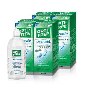 옵티프리 렌즈세척액 퓨어모이스트 300ml 4개