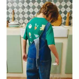 MUSINSA STANDARD KIDS [슬로코스터 컬래버] 가드너스 아이콘 티셔츠 [아이리시 그린] 166985