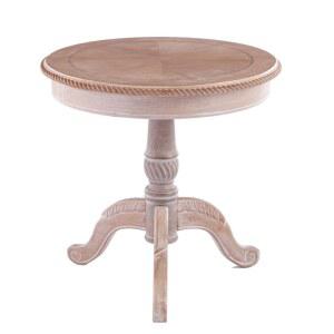 레트로 원목 원형 테이블 미니 카페 원탁 다이닝