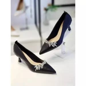 [쎄레스]세레스 세이브존06 글로리 소가죽 큐빅 비즈 미들힐 펌프스 6cm TR60J23 (S47731983)