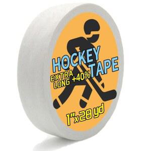 매그새들 하키 테이프, 라크로스 스틱용 다목적 천 테이프 그립 야구 및 소프트볼 배트, 라켓, 풀업 바, 정원 도구, 체육관, 스포츠 핸들(흰색)