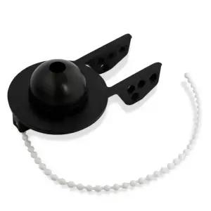 변기 4구 고무덮개 블랙 욕실 배수구 마개 교체용 위생 부속 커버 부품