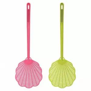 철심 파리채 2개입 모기 해충 잡이 채 색상랜덤 가정용 다용도 벌레채