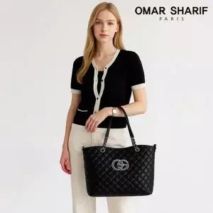 캐비어가죽 숄더백 겸 쇼퍼백 OS190