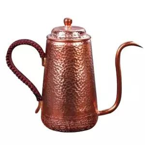 구리 드립 커피포트 수제 전기 주전자 핸드메이드 찻주전자