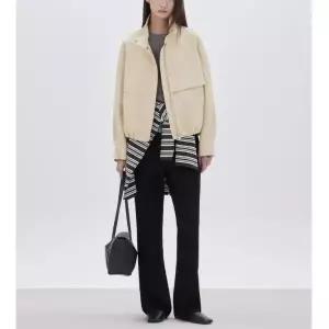 [롯데백화점]쥬크 페이크 레더 하이넥 블루종 점퍼 Z261PSF553