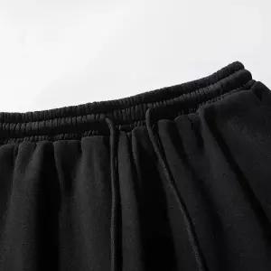 플리스 맨투맨 커플 낙하 배기핏 더블 데일리 플리츠 바지 남성용 추동 캐주얼 다올4