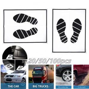 100 50 25개 일회용 자동차 매트 방지 차량 보호 방수 미끄럼 바닥 액세서리 종이 내부