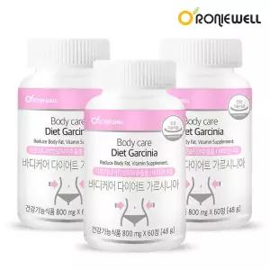 [롯데백화점]로니웰 [로니웰] 바디케어 다이어트 가르시니아 60정 x 3병 (총 3개월분)