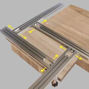 목공 트리머 레일 베이스 조기대 무선 루터 트리밍 다기능 소브래킷 트랙 테이블 원형톱