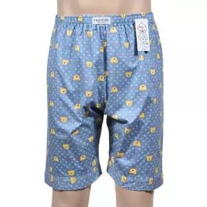 부드러운 면 남성 5부 파자마