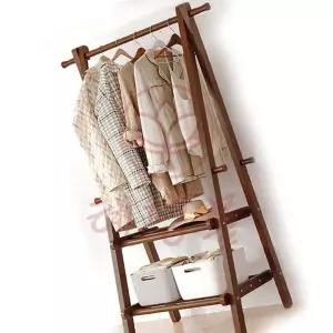 혜명몰 옷걸이 2단 선반 120CM 월넛 옷장 원룸 선반행거 느티나무 튼튼한스탠드옷