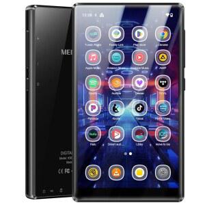 [미국배송] MECHEN 256GB ANDROID 13 MP3 플레이어 5인치 1080P IPS 터치스크린 블루투스 및 WIFI 스트리밍 내장 스피커 사전 설치된 SPOTIFY AMAZON MUSIC AUDIBLE GOOGLE PLAY STORE 액세스