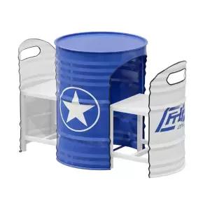 드럼통 테이블 깡통 드럼통테이블 옥상 식당 술집 야외 업소용 고기집 철제 불판