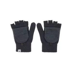 브랜드정품 THE COLDEST MOMENT TCM stripe twofold mitten glove (black) 133034